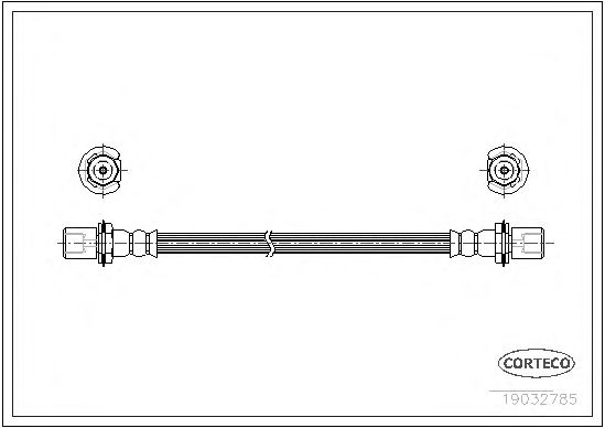 Tubo flexible de frenos 19032785