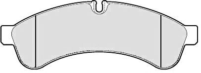 Комплект тормозных колодок, дисковый тормоз BP1673