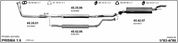 Exhaust System 546000108