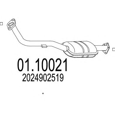 Exhaust Pipe 01.10021