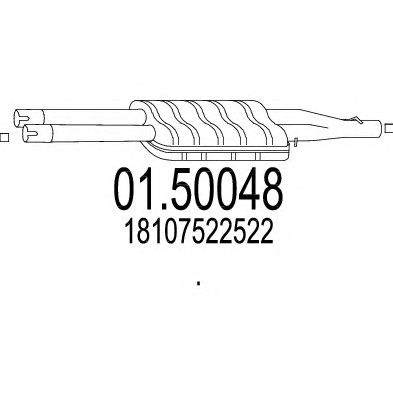 Middle Silencer 01.50048