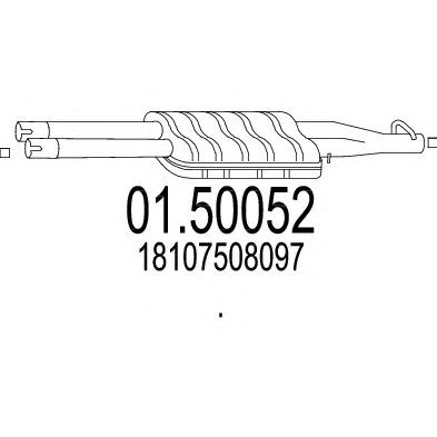 Middle Silencer 01.50052