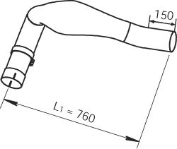 Exhaust Pipe 48108