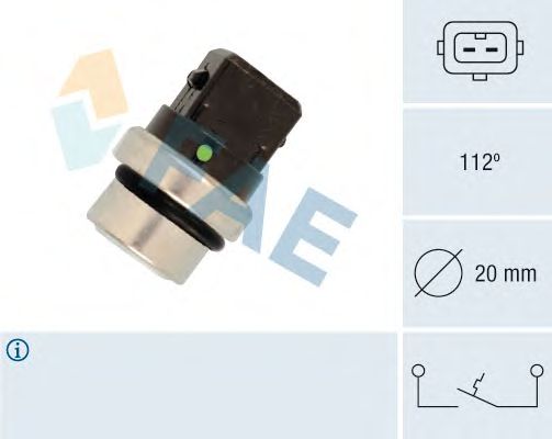 Temperature Switch, coolant warning lamp 35640