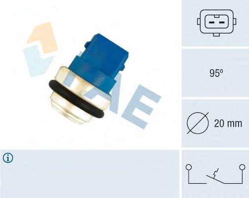 Temperature Switch, coolant warning lamp 35635