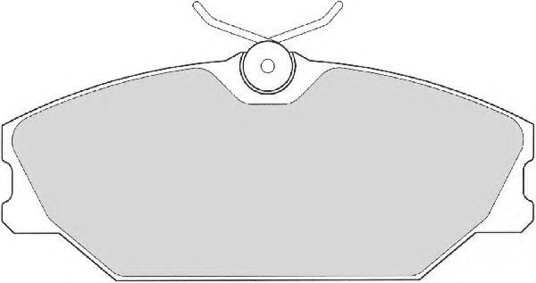 Комплект тормозных колодок, дисковый тормоз FD6899A