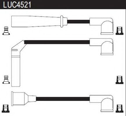 Jogo de cabos de ignição LUC4521