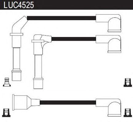 Комплект проводов зажигания LUC4525