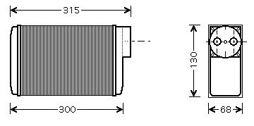 Heat Exchanger, interior heating 238M01