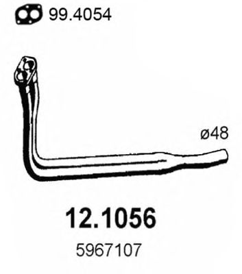 Exhaust Pipe 12.1056