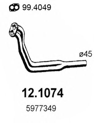 Exhaust Pipe 12.1074