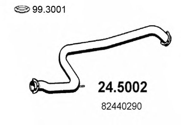 Exhaust Pipe 24.5002