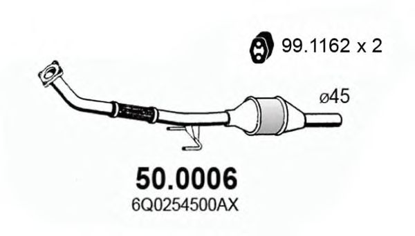 Catalytic Converter 50.0006