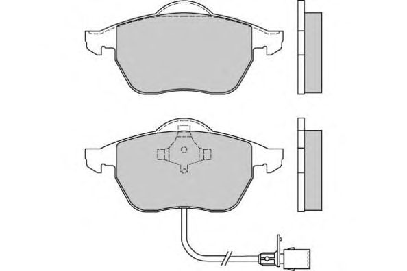 Kit de plaquettes de frein, frein à disque 12-0516
