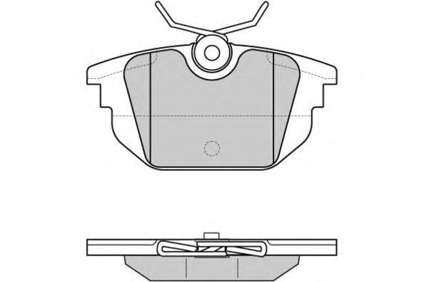 Комплект тормозных колодок, дисковый тормоз 12-0850