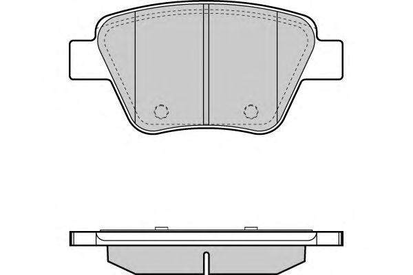 Brake Pad Set, disc brake 12-1429
