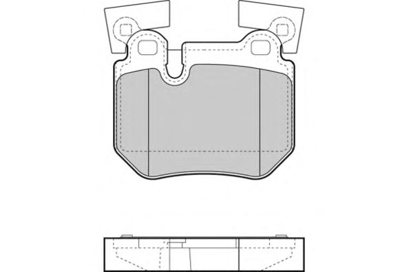 Kit de plaquettes de frein, frein à disque 12-1473