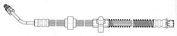 Tubo flexible de frenos 512497