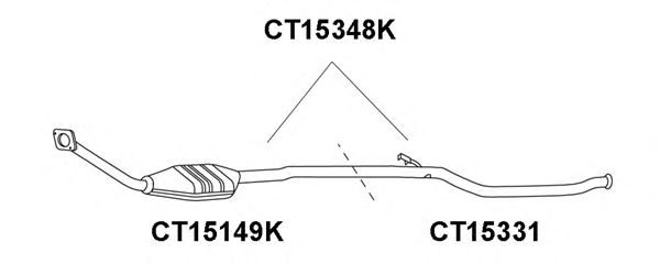 Korjausputki, katalysaattori CT15331