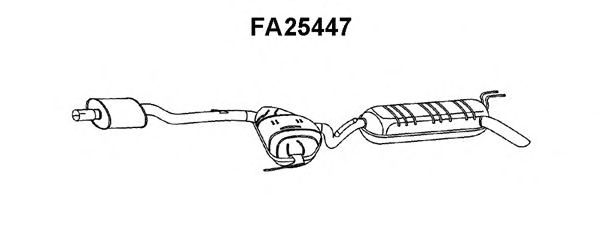 Silenciador posterior FA25447