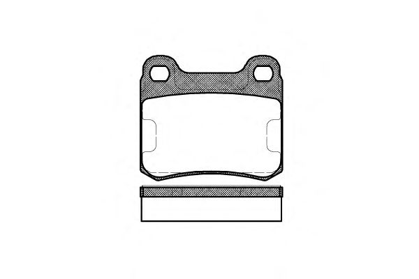 Комплект тормозных колодок, дисковый тормоз P0573.10