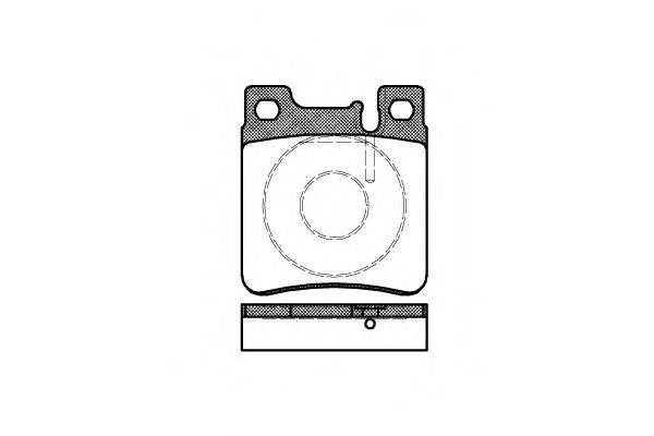 Комплект тормозных колодок, дисковый тормоз P5073.00