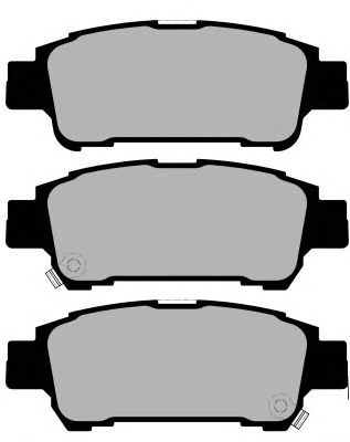 Комплект тормозных колодок, дисковый тормоз PA1437