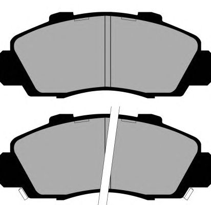 Комплект тормозных колодок, дисковый тормоз PA985