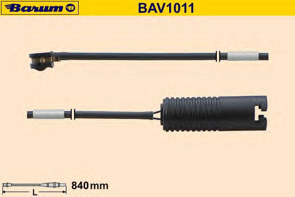 Warning Contact, brake pad wear BAV1011