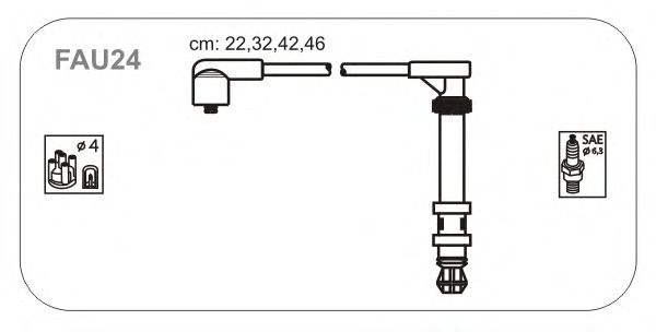 Ignition Cable Kit FAU24