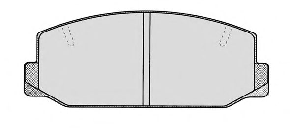 Комплект тормозных колодок, дисковый тормоз 229.0
