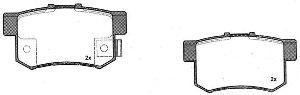 Комплект тормозных колодок, дисковый тормоз 460.0