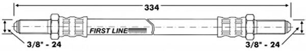 Tubo flexible de frenos FBH6168
