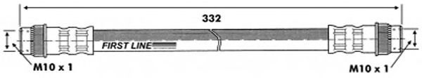 Тормозной шланг FBH6214