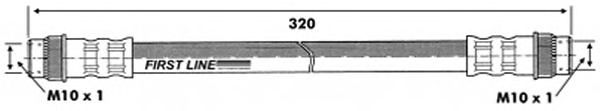 Тормозной шланг FBH6216