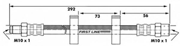 Tubo flexible de frenos FBH6417