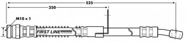 Tubo flexible de frenos FBH7012
