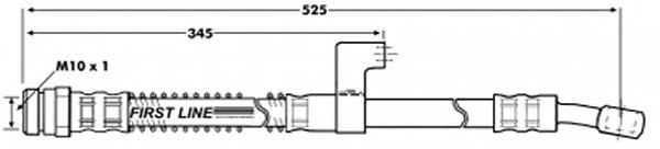 Tubo flexible de frenos FBH7013