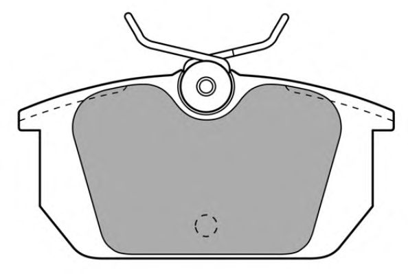 Комплект тормозных колодок, дисковый тормоз FBP-0525