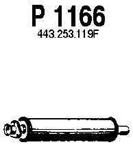 Средний глушитель выхлопных газов P1166