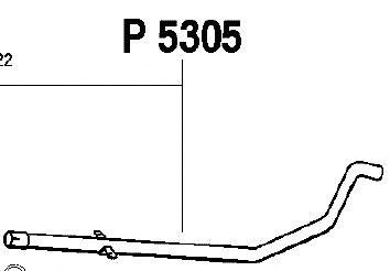 Tubo de escape P5305