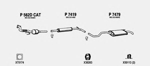 Exhaust System SE262