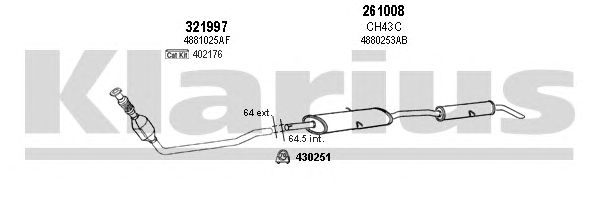 Exhaust System 220035E