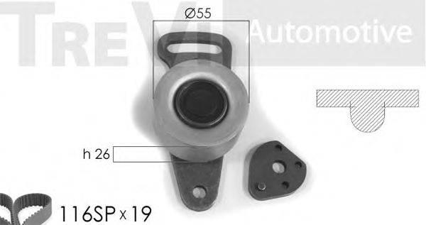 Timing Belt Kit RPK3027D