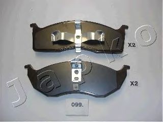 Brake Pad Set, disc brake 50099