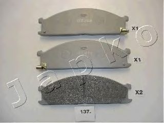 Brake Pad Set, disc brake 50137