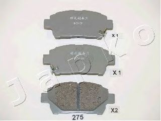 Brake Pad Set, disc brake 50275