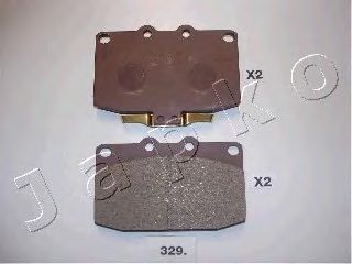 Brake Pad Set, disc brake 50329