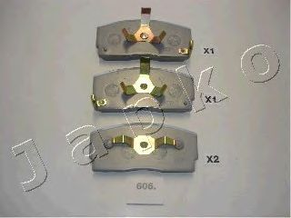 Комплект тормозных колодок, дисковый тормоз 50606