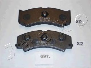 Brake Pad Set, disc brake 50697